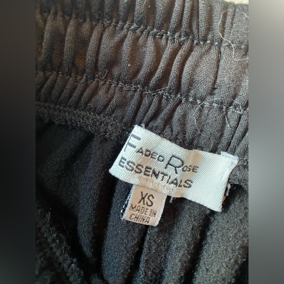 Black with white stripped Joggers - Picture 3 of 6